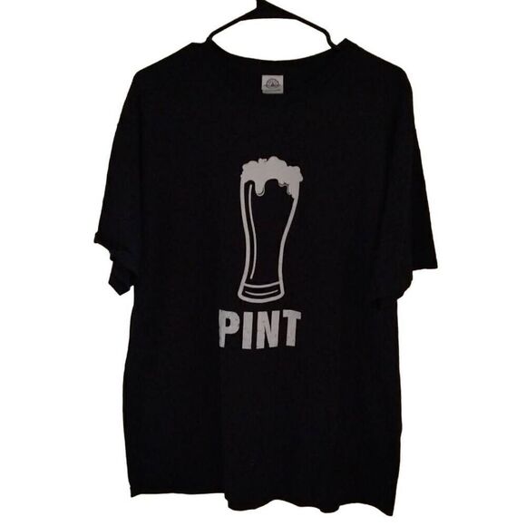Big Pint Tshirt, XLarge, Black, Delta, - Picture 2 of 6
